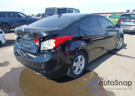 2013 Hyundai Elantra Gls from USA, damaged, VIN KMHDH4AE4DU765489